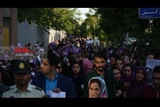   همایش انتخاباتی روحانی در تهران 