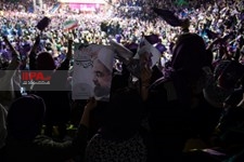   همایش انتخاباتی روحانی در تهران