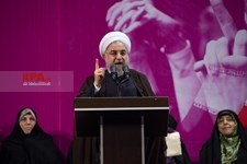   همایش انتخاباتی روحانی در تهران