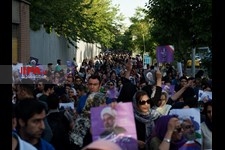   همایش انتخاباتی روحانی در تهران