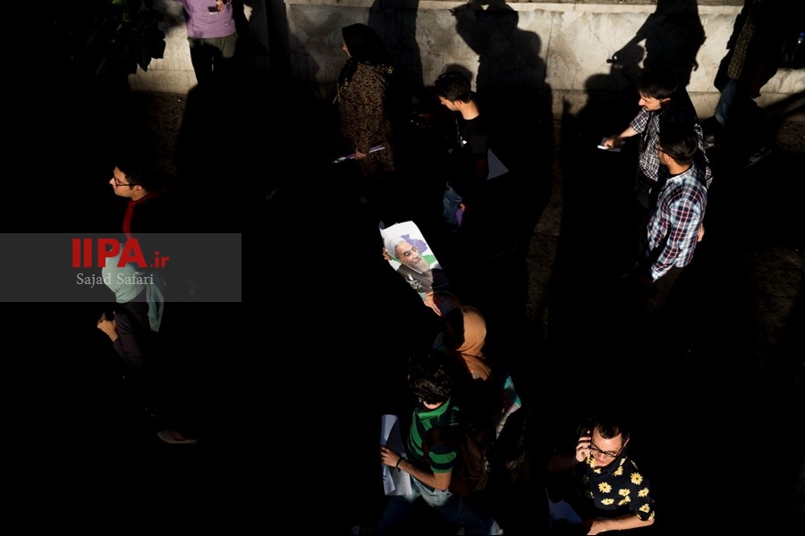   همایش انتخاباتی روحانی در تهران
