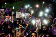   همایش انتخاباتی روحانی در تهران