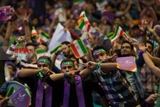   همایش حامیان روحانی در ورزشگاه 12 هزار نفری آزادی