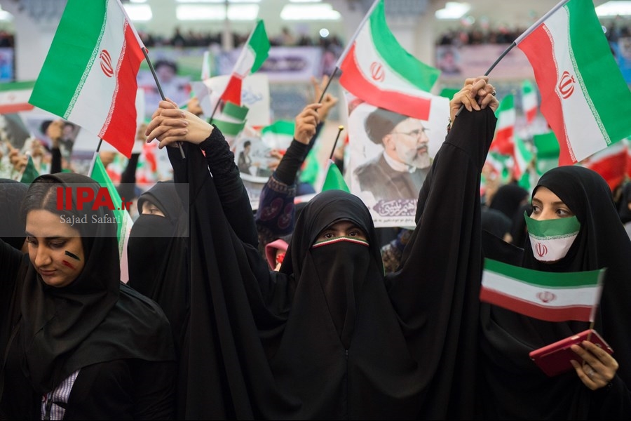   همایش انتخاباتی ابراهیم رئیسی در مصلی تهران