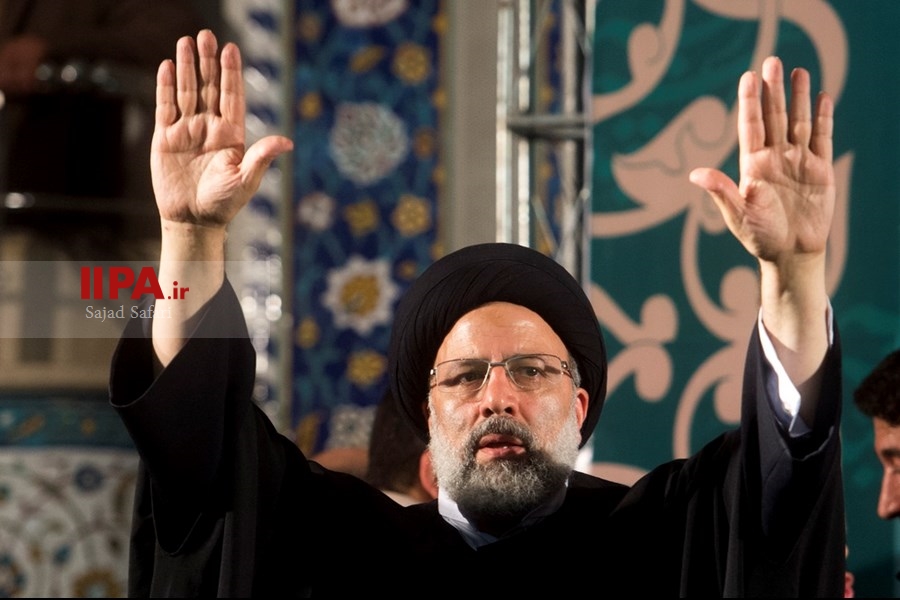   همایش انتخاباتی ابراهیم رئیسی در مصلی تهران