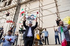   همایش انتخاباتی ابراهیم رئیسی در مصلی تهران