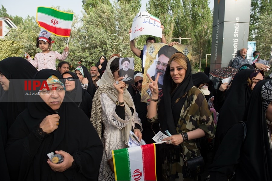   همایش انتخاباتی ابراهیم رئیسی در مصلی تهران