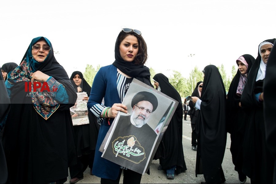   همایش انتخاباتی ابراهیم رئیسی در مصلی تهران