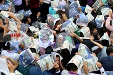   سفر انتخاباتی روحانی در مشهد 