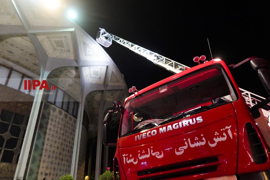   مانور امداد و نجات در تئاتر شهر