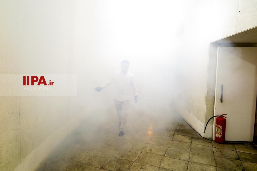  مانور امداد و نجات در تئاتر شهر