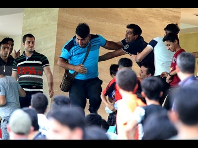 درگیری در حاشیه تمرین پرسپولیس