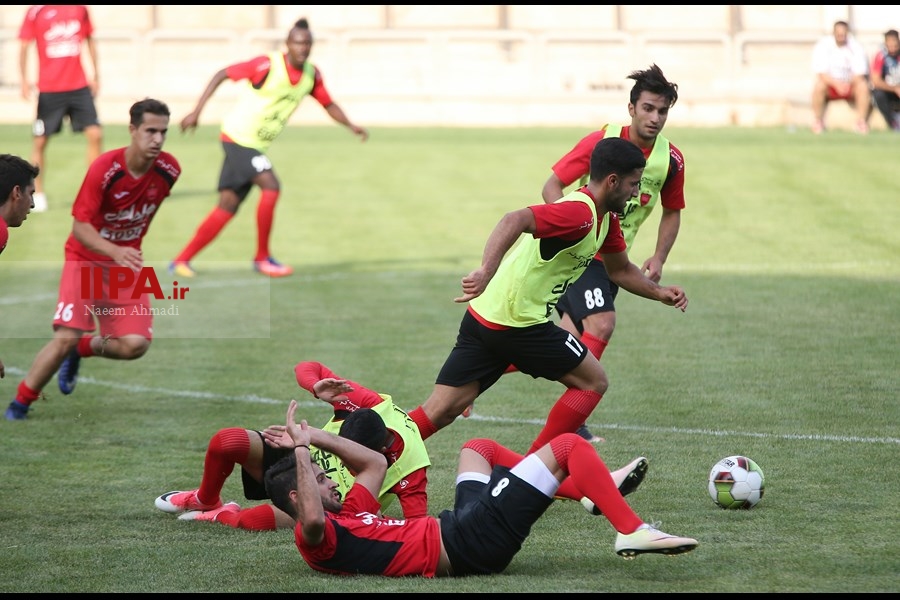  درگیری در حاشیه تمرین پرسپولیس