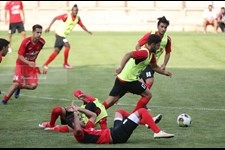   درگیری در حاشیه تمرین پرسپولیس