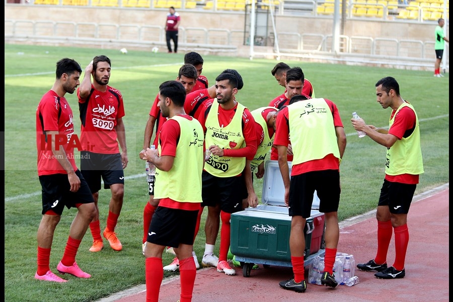   درگیری در حاشیه تمرین پرسپولیس