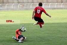   درگیری در حاشیه تمرین پرسپولیس