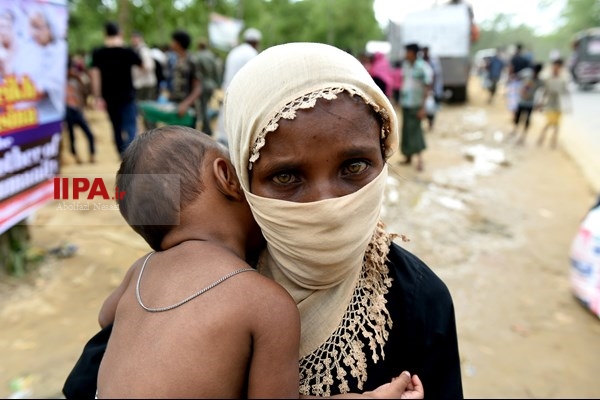 آوارگان مسلمان میانماری در مرز بنگلادش 1