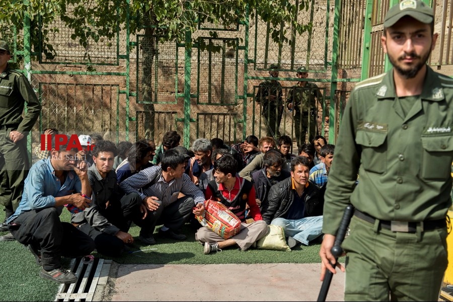   جمع آوری فروشندگان مواد مخدر و معتادین متجاهر در تهران