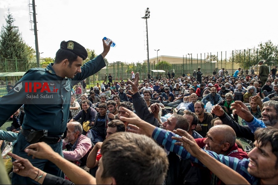   جمع آوری فروشندگان مواد مخدر و معتادین متجاهر در تهران