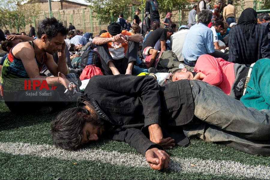   جمع آوری فروشندگان مواد مخدر و معتادین متجاهر در تهران