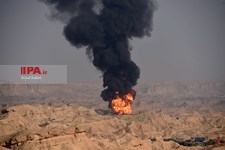   چاه ( 147رگ سفید ) همچنان در آتش
