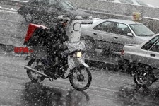   بارش برف در تهران 