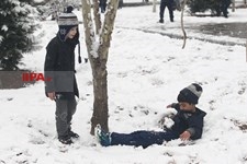   بارش برف در تهران 