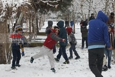   بارش برف در تهران 