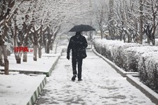   بارش برف در تهران 