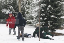   بارش برف در تهران 