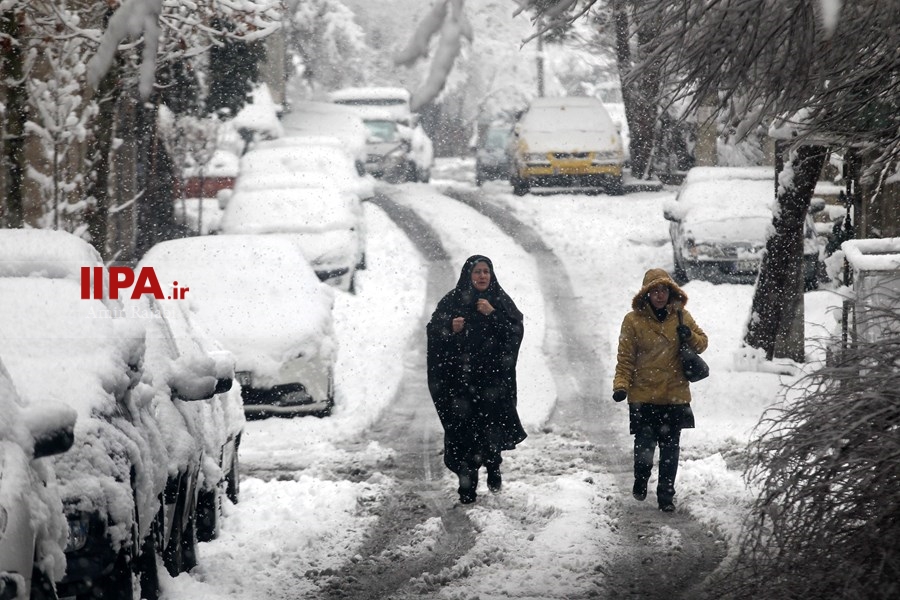   تهران برفی 