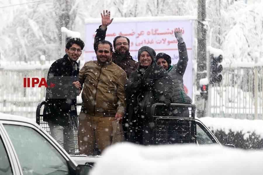   تهران برفی 