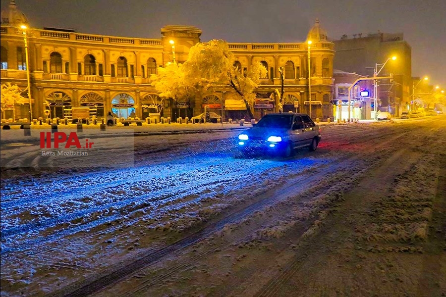   شب برفی تهران
