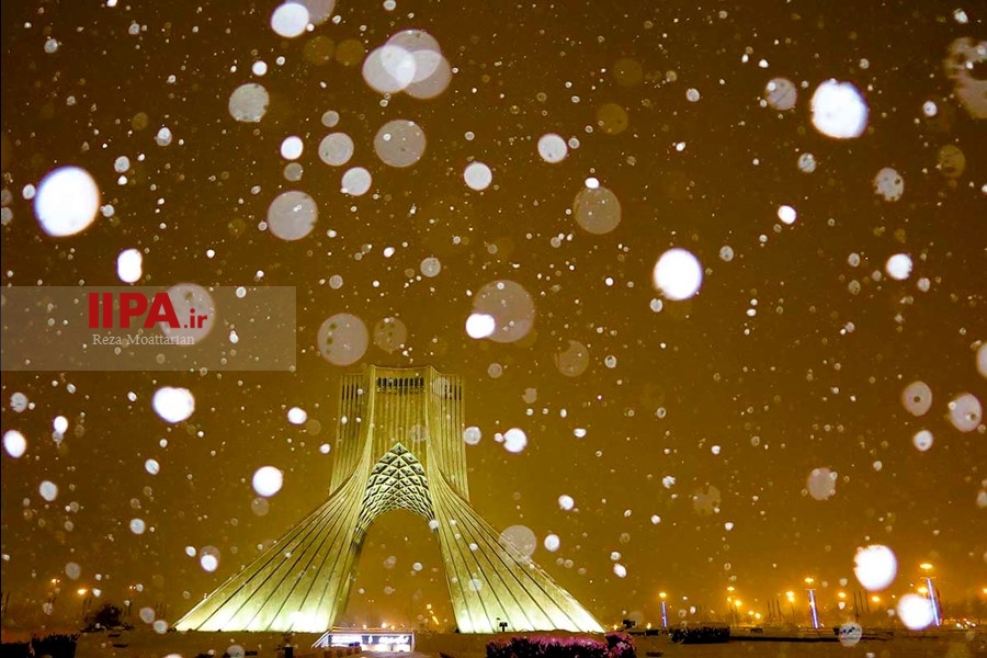  شب برفی تهران