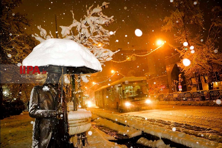   شب برفی تهران