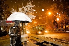   شب برفی تهران