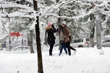   بارش برف در تهران