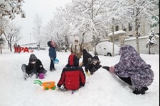   بارش برف در تهران