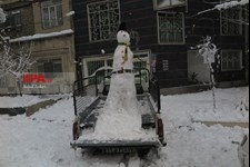   بارش برف در تهران
