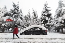  بارش برف در تهران