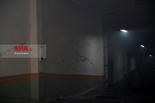  عملیات اطفای حریق در ساختمان شرکت برق حرارتی
