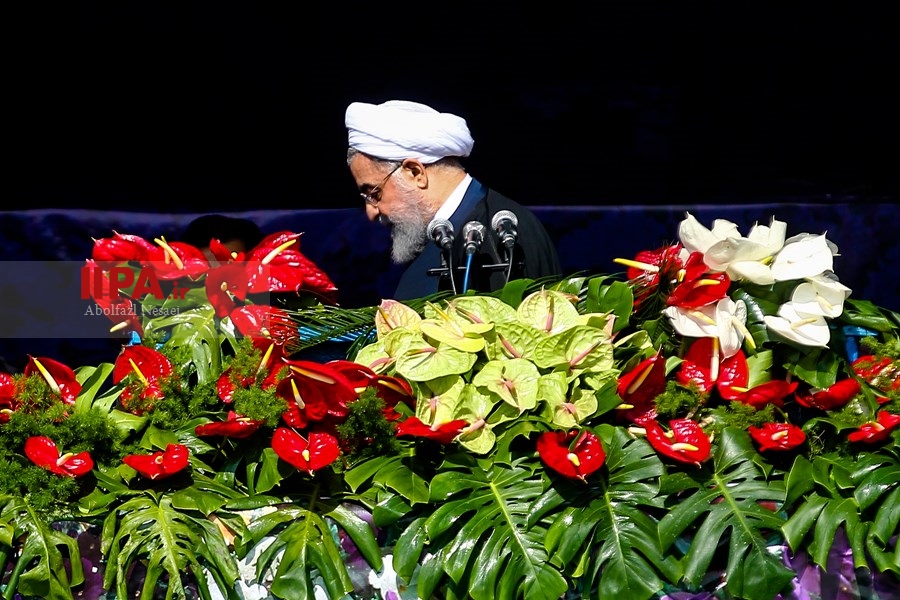   سخنرانی رئیس جمهوری در راهپیمایی 22 بهمن