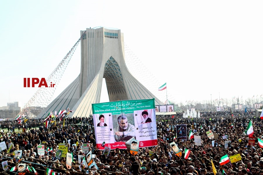   سخنرانی رئیس جمهوری در راهپیمایی 22 بهمن