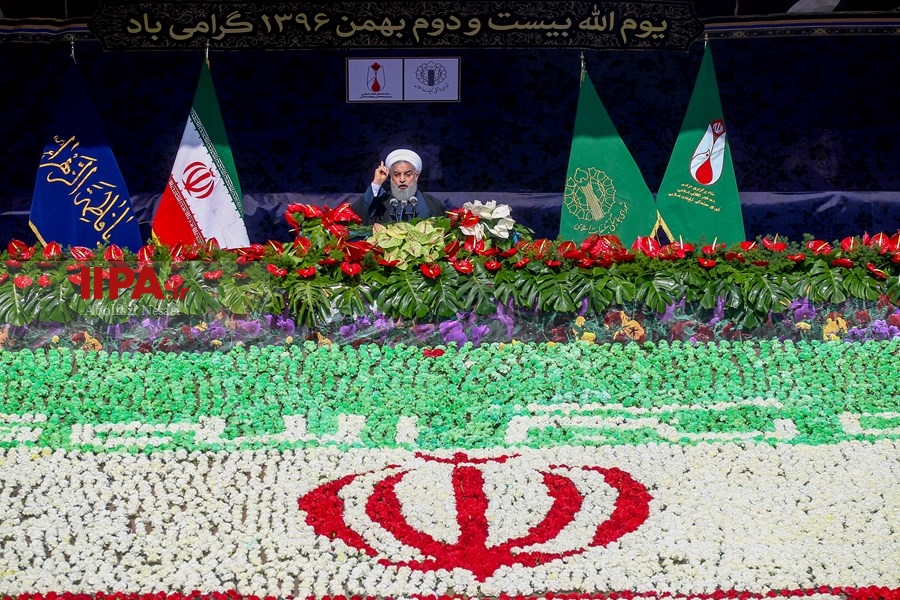   سخنرانی رئیس جمهوری در راهپیمایی 22 بهمن