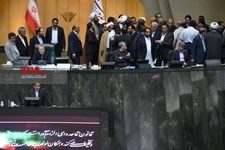  جلسه استیضاح علی ربیعی و عباس آخوندی