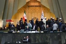   جلسه استیضاح علی ربیعی و عباس آخوندی