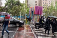   روز بارانی پایتخت 