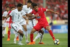   دیدار تیم های فوتبال پرسپولیس ایران و الجزیره امارات 