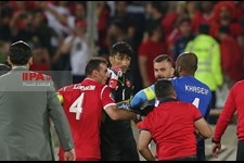   دیدار تیم های فوتبال پرسپولیس ایران و الجزیره امارات