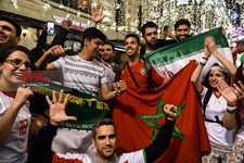   جشن و پایکوبی هواداران تیم ملی در مسکو